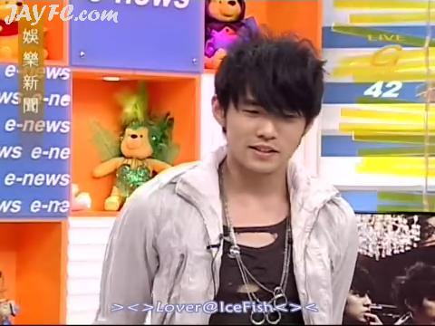 [通告]杰伦上《娱乐新闻》宣传新专辑
