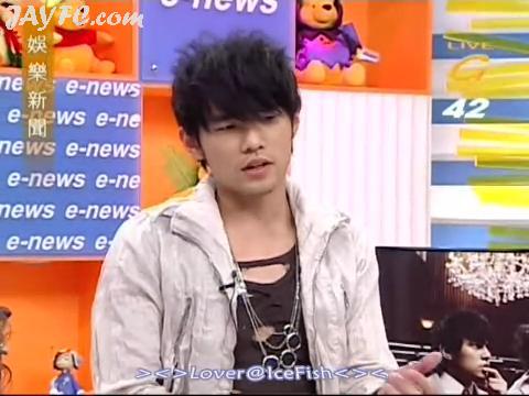 [通告]杰伦上《娱乐新闻》宣传新专辑