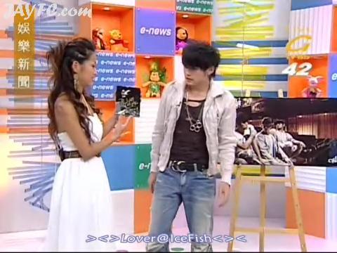 [通告]杰伦上《娱乐新闻》宣传新专辑