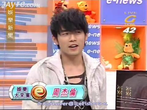 [通告]杰伦上《娱乐新闻》宣传新专辑